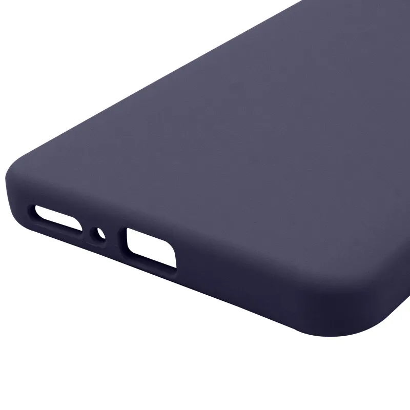 Чехол Silicone Case Lakshmi Premium з закритою камерою на Xiaomi Poco M7 pro 5G – Темно-синий / Midnight blue. Фото 8 из 8