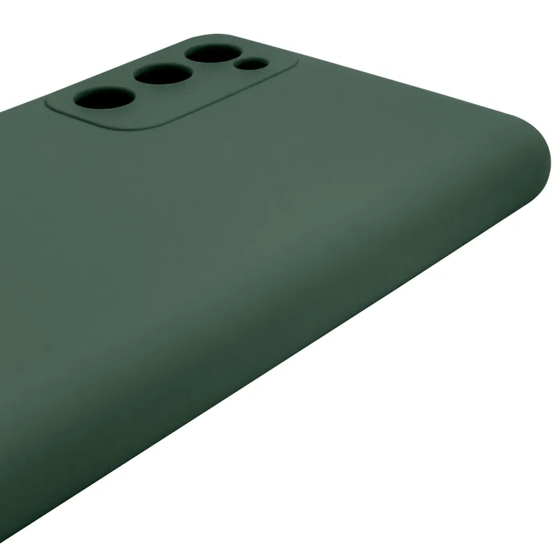 Чохол Silicone Case Lakshmi Premium із закритою камерою для Samsung Galaxy S20 FE – Зелений / Cyprus Green. Фото 8 з 10