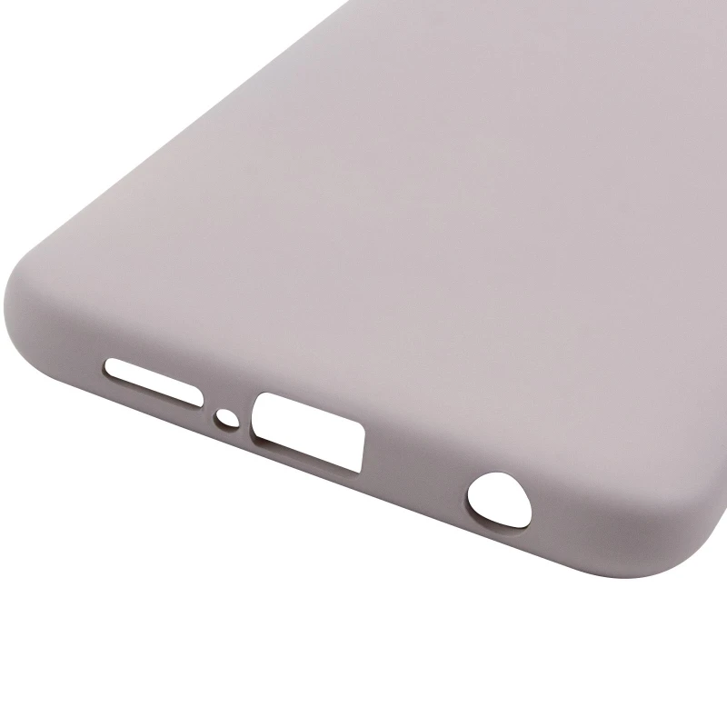 Цветной силиконовый чехол GETMAN с закрытой камерой на Xiaomi Redmi Note 9s / Note 9 Pro / Note 9 Pro Max – Серый / Lavender. Фото 6 из 6