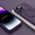 TPU чохол Bonbon з металевими кнопками та MagSafe на Apple iPhone 16 Plus – Фіолетовий / Dark Purple. Фото 16 з 17