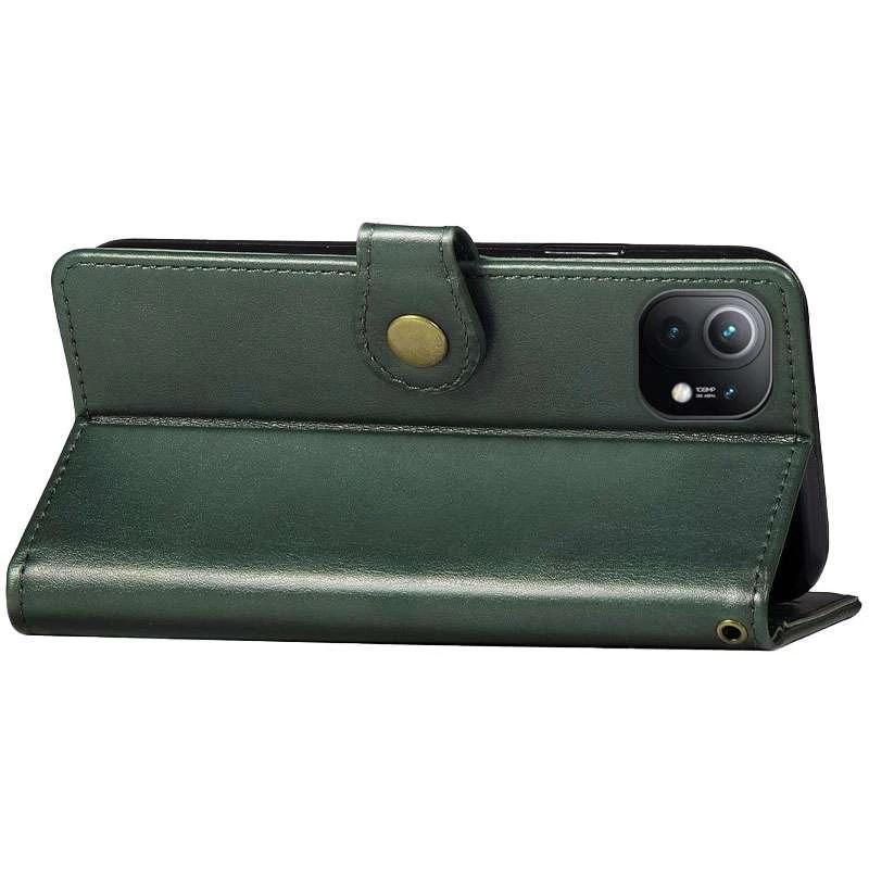 Чохол-книжка GETMAN галант на Xiaomi Mi 11 – Зелений. Фото 3 з 6