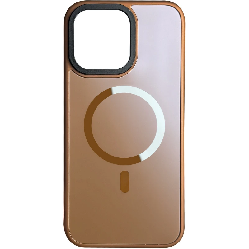 Пластикова накладка Fibra ArcLine Case with MagSafe для Apple iPhone 16 Pro – Brown. Фото 1 з 1