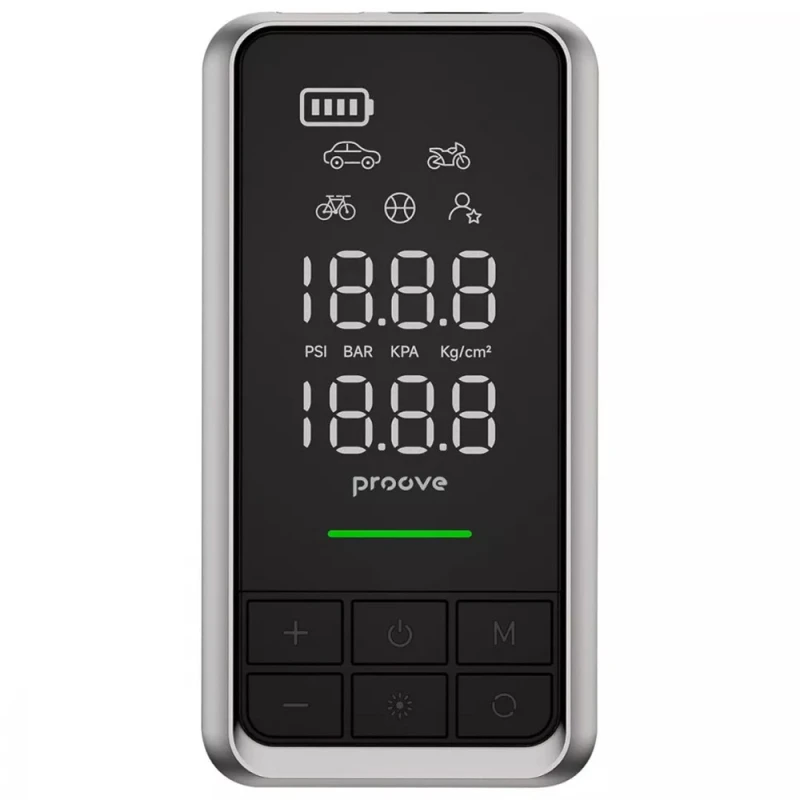 Пусковий пристрій + насос для автомобіля 2в1 Proove Air Jump 10400mAh 1000A – Gray. Фото 2 з 5