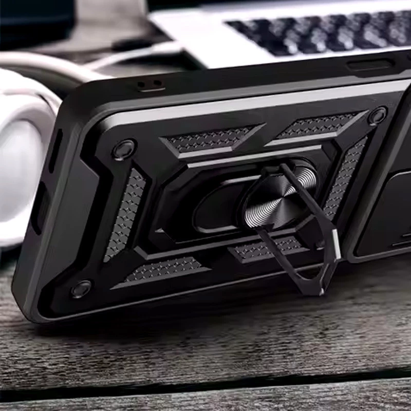 Протиударний чохол Serge Ring з захистом камери на Oppo A53 5G / A73 5G – Чорний. Фото 3 з 4