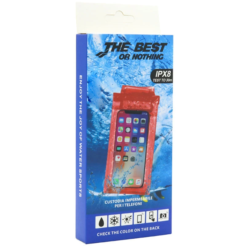 Водонепроницаемый универсальный чехол EPIC 6,5 – Красный. Фото 3 из 3