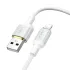 Дата кабель Hoco X128 Benefit USB to Lightning 12W (1m) – White. Фото 2 з 4