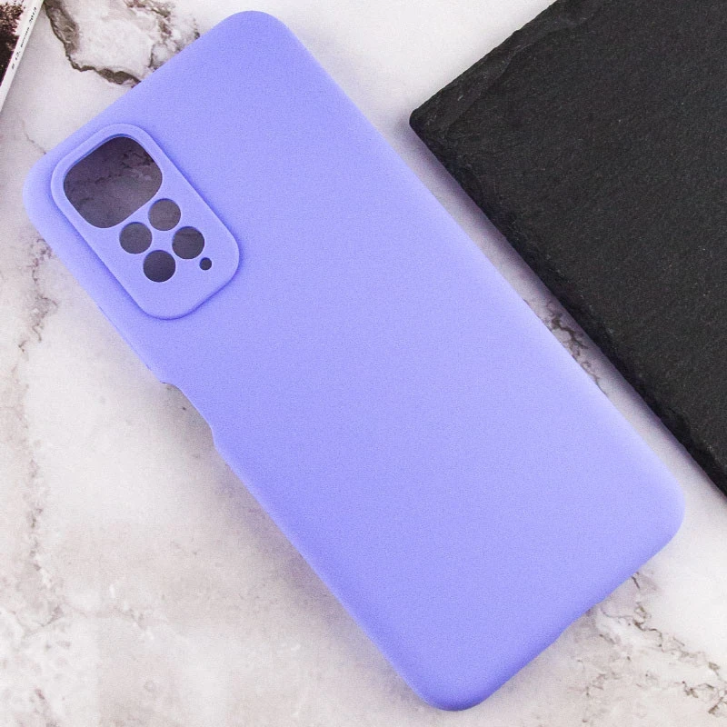 Чохол Silicone Case Lakshmi Premium із закритою камерою для Xiaomi Redmi Note 11 (Global) / Note 11S – Бузковий / Dasheen. Фото 11 з 14