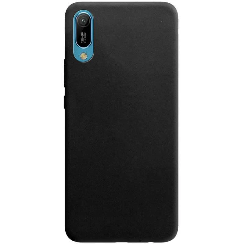 

Кольоровий силіконовий чохол на Huawei Y6 Pro (2019) (Чорний)