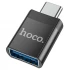 Переходник Hoco UA17 Type-C Male to USB Female USB3.0 – Черный. Фото 1 из 7