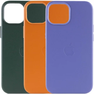 Кожаный чехол Silicone Case Premium с MagSafe для Apple iPhone 13 (6.1")