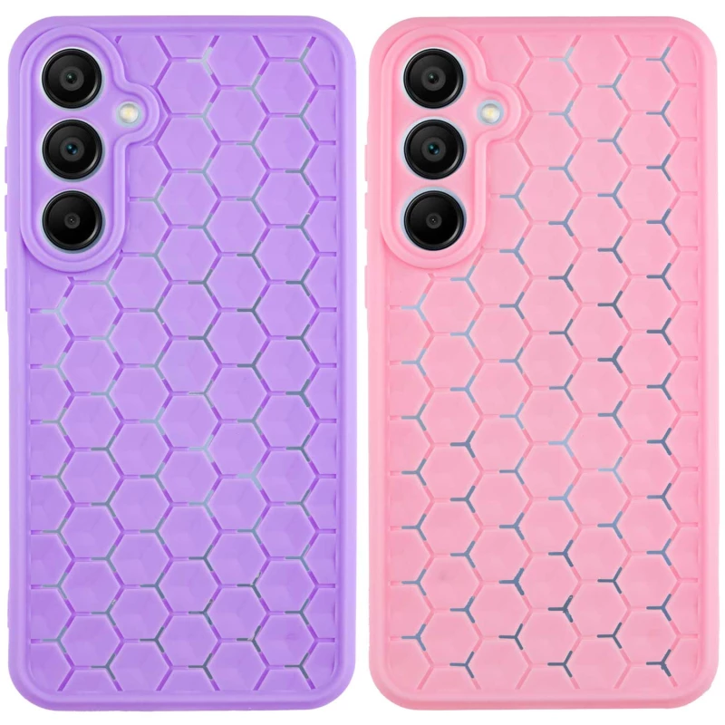 Силіконовий чохол сотами на Samsung Galaxy A55 фото 1 з 2