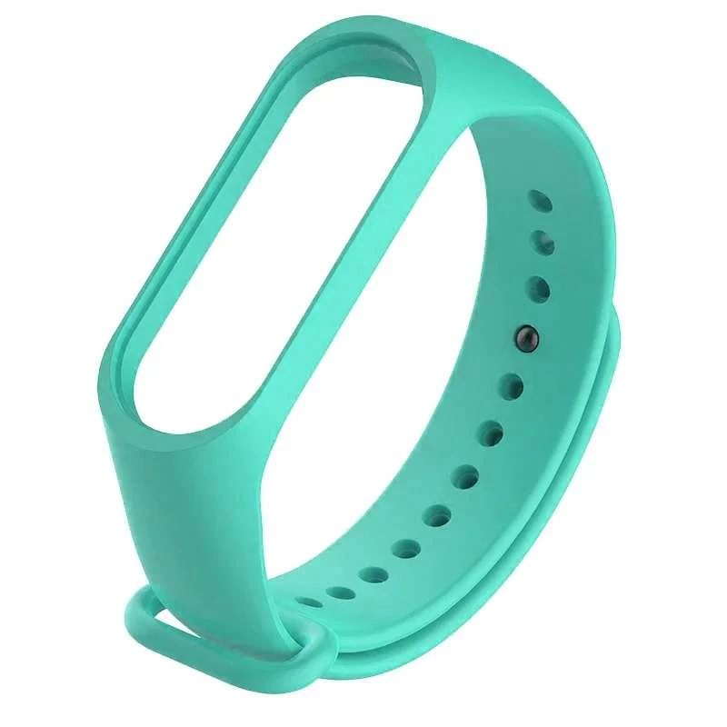

Силиконовый ремешок для Xiaomi Mi Band 3/4 (Бирюзовый / Ocean Blue), Бірюзовий / ocean blue