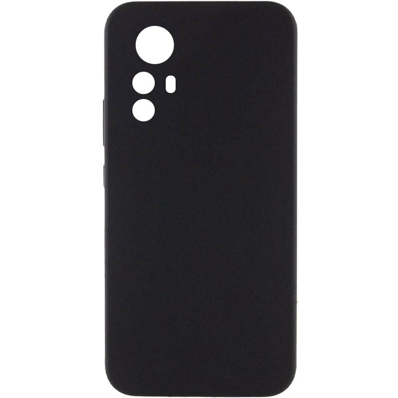 Чехол Silicone Case Lakshmi Premium з закритою камерою на Xiaomi Redmi Note 12S – Черный / Black. Фото 1 из 3