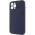 Чохол з захистом камери Silicone Case для Apple iPhone 12 Pro Max (6.7") – Темно-синій / Midnight blue. Фото 3 з 6