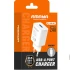 МЗП Amaya M3 2.4A (1USB-A) + кабель USB to MicroUSB – White. Фото 2 з 2