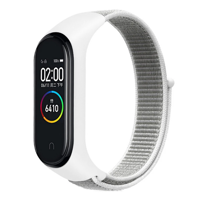 Ремешок Nylon New для Xiaomi Mi Band 8/9/10 – White. Фото 1 из 2