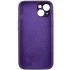 Чехол Silicone Case с защитой камеры для Apple iPhone 13 (6.1") – Фиолетовый / Elderberry. Фото 5 из 7