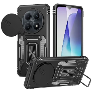 Ударопрочный чехол Square Ring c шторкой на камеру для Xiaomi Redmi Note 15 4G/5G (EU) фото 1 из 2