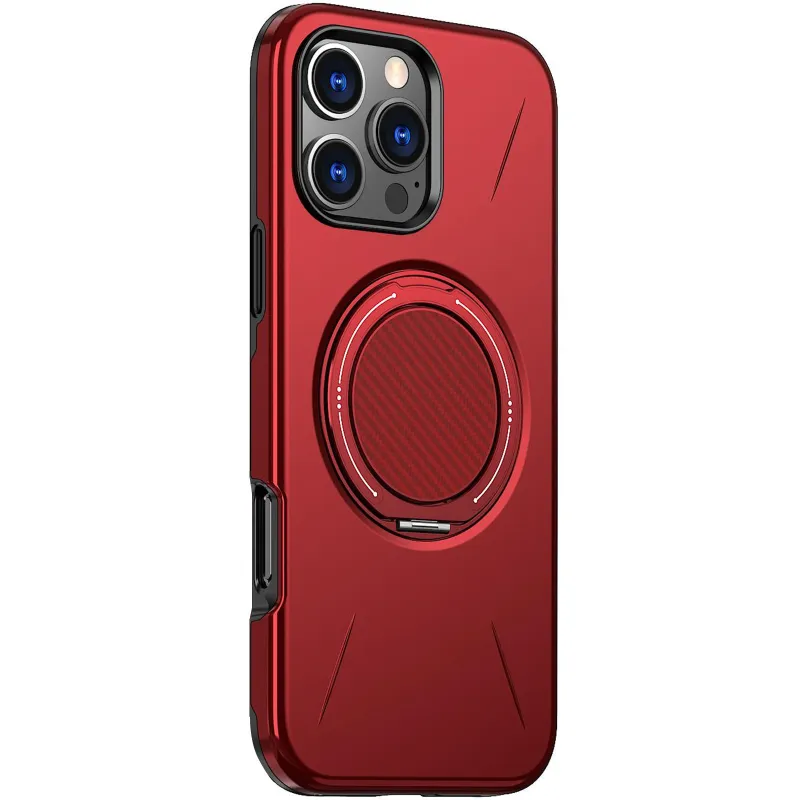 TPU+PC чохол Kalebol Magnetic Case для Apple iPhone 16 Pro Max – Red. Фото 1 з 3