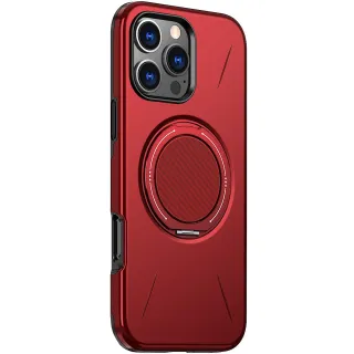 TPU+PC чохол Kalebol Magnetic Case для Apple iPhone 16 Pro Max — Red