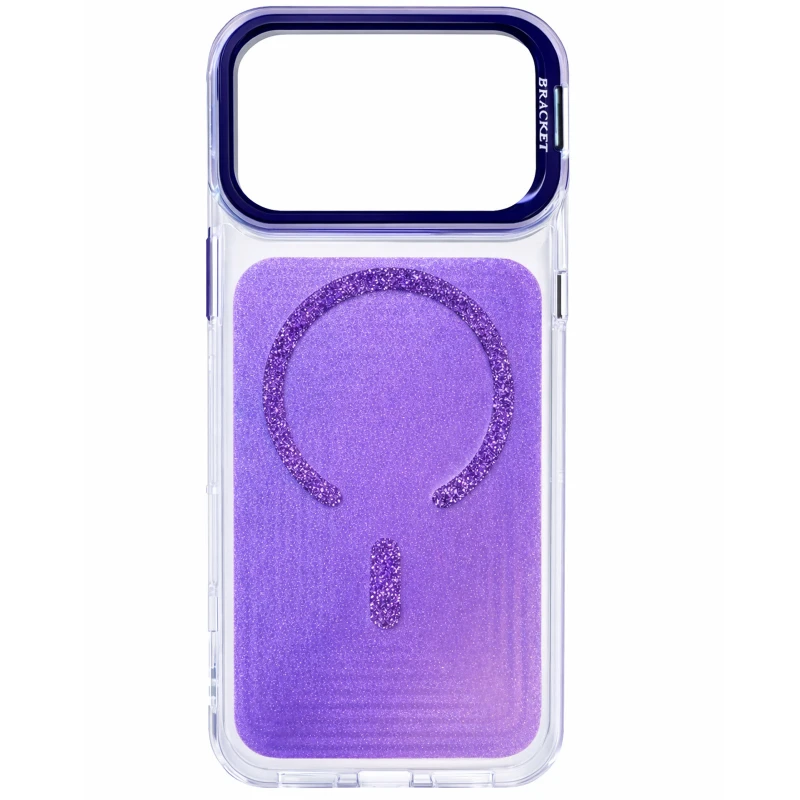 Чохол TPU+PC Jewel Sparkle with MagSafe для Apple iPhone 16 – Lavender Glitter. Фото 1 з 2