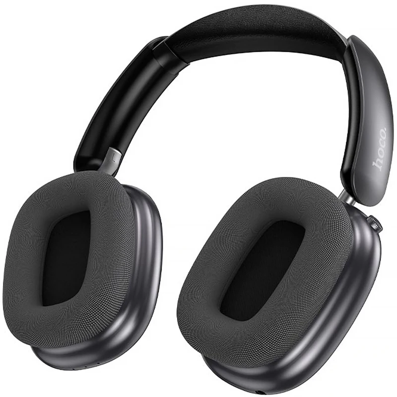 Накладные беспроводные наушники Hoco ESD23 Lasting ANC with display – Black. Фото 2 из 6