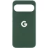 Силиконовый чехол Cover Lakshmi с логотипом для Google Pixel 9 – Зеленый / Dark green. Фото 2 из 4