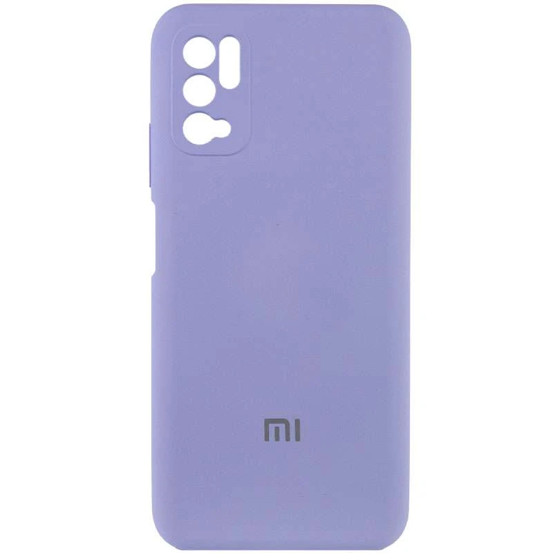 

Чохол Silicone Case з закритим низом та захистом камери на Xiaomi Poco M3 Pro 4G / 5G (Бузковий / Dasheen)