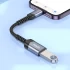 Перехідник Hoco UA24 Lightning male to USB female 2.0 – Metal gray. Фото 4 з 6