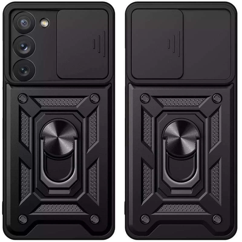 Ударопрочный чехол Serge Ring с защитой камеры для Samsung Galaxy S23 – Черный. Фото 16 из 17