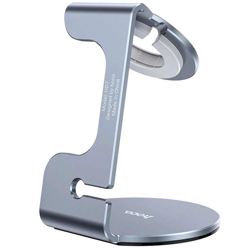 Підставка настільна Hoco HD7 Pleasing for iWatch – Metal gray. Фото 6 з 6