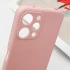 Цветной силиконовый чехол с защитой камеры для Xiaomi Redmi 12 – Розовый / Pink Sand. Фото 8 из 9