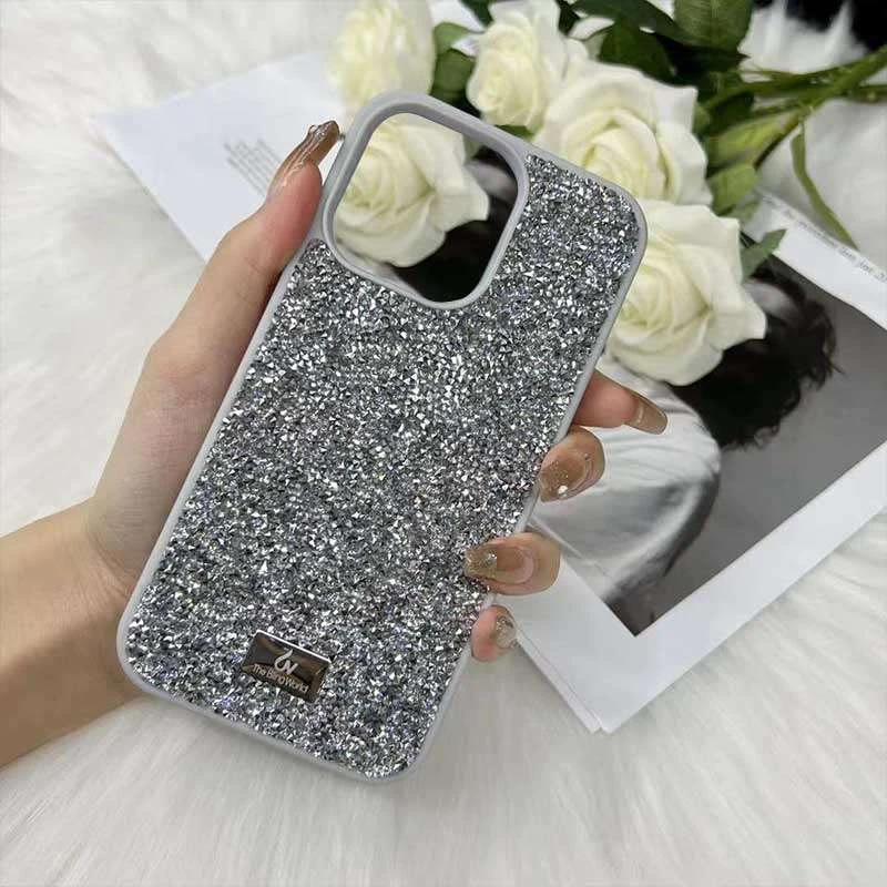 

TPU чехол Bling World Rock Diamond для Apple iPhone 14 Plus (6.7") (Серебряный), Срібний