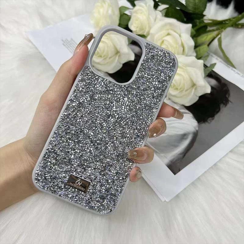 TPU чохол Bling World Rock Diamond на Apple iPhone 15 (6.1") – Срібний. Фото 2 з 2