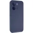 Цветной силиконовый чехол GETMAN с закрытой камерой на Xiaomi Redmi 17 – Синий / Midnight blue. Фото 1 из 1