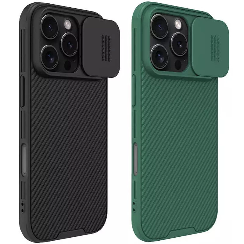 Пластиковая накладка Nillkin Pro со шторкой для камеры и магнитом для Apple iPhone 16 Pro Max фото 2 из 2