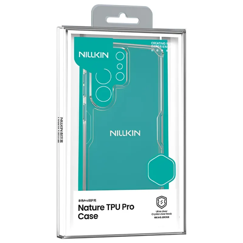 Силіконовий чохол Nillkin з посиленим захистом кутів на Samsung Galaxy S26 Ultra – Безбарвний (прозорий). Фото 5 з 5