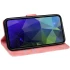 Кожаный чехол-книжка Tiger для Xiaomi Poco M8 Pro – Pink. Фото 4 из 5