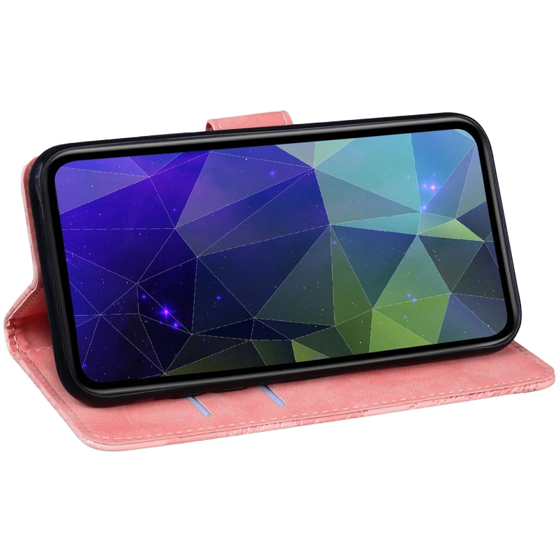 Кожаный чехол-книжка Tiger для Samsung Galaxy A26 5G – Pink. Фото 4 из 5