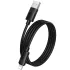 Дата кабель Borofone BX123 Leya USB to Lightning 12W (1m) – Black. Фото 3 з 5
