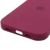 Чехол Silicone Case с закрытым низом для Apple iPhone 17 (6.3") – Бордовый / Maroon. Фото 7 из 7