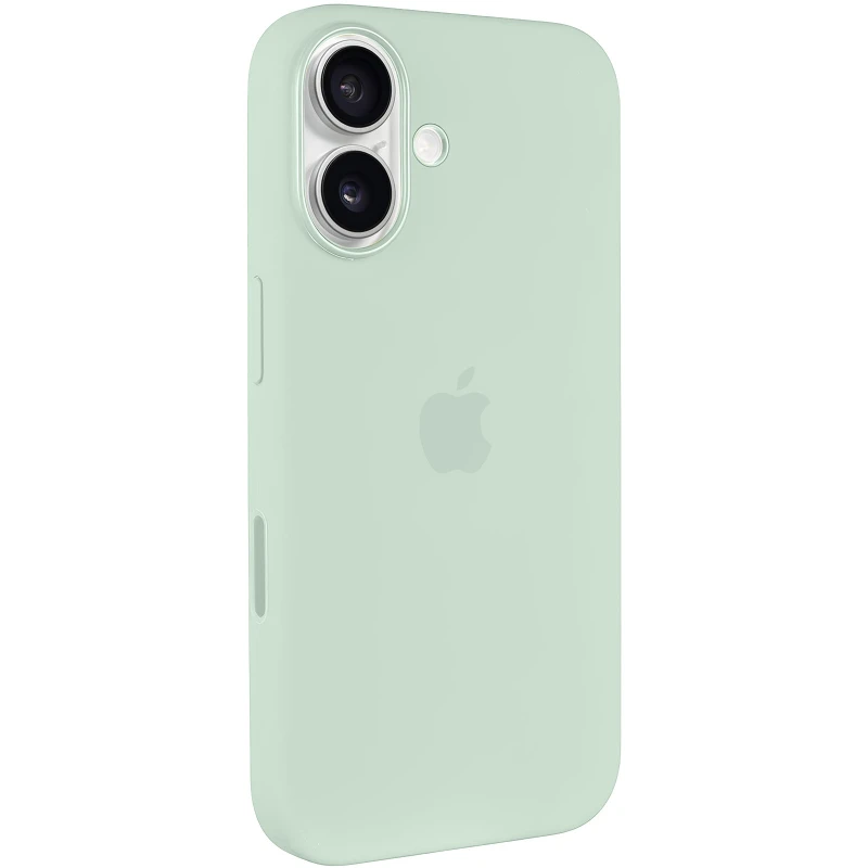 Силиконовый чехол ААА with Magsafe connection для Apple iPhone 16 Plus – Aquamarine. Фото 1 из 4