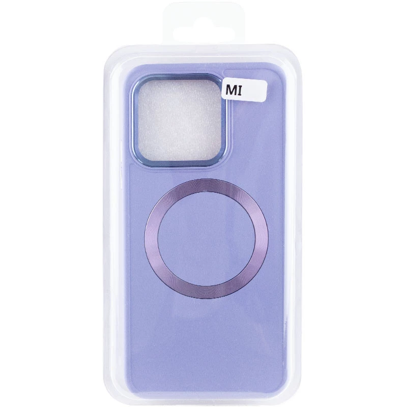 TPU чохол Bonbon з металевими кнопками та MagSafe на Xiaomi Redmi Note 13 4G – Бузковий / Dasheen. Фото 6 з 6