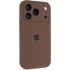Чохол Silicone Case з захистом камери на Apple iPhone 17 Pro Max (6.9") – Коричневий / Brown. Фото 2 з 7