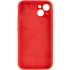 Чехол Silicone Case с защитой камеры для Apple iPhone 15 (6.1") – Красный / Red. Фото 2 из 4