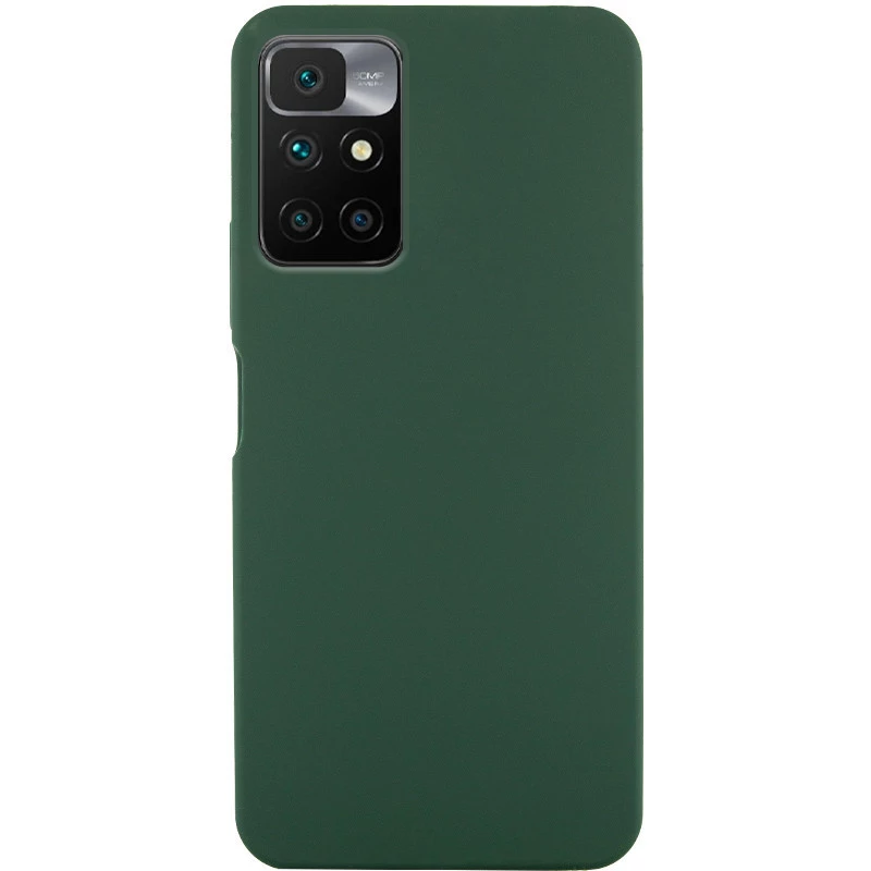 Чехол Silicone Case Lakshmi Elit для Xiaomi Redmi 10 – Зеленый / Dark green. Фото 1 из 2