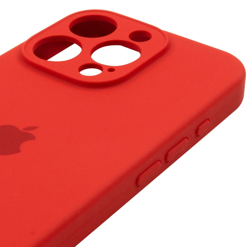 Чохол Silicone Case з захистом камери на Apple iPhone 16 Pro – Червоний / Red. Фото 5 з 6