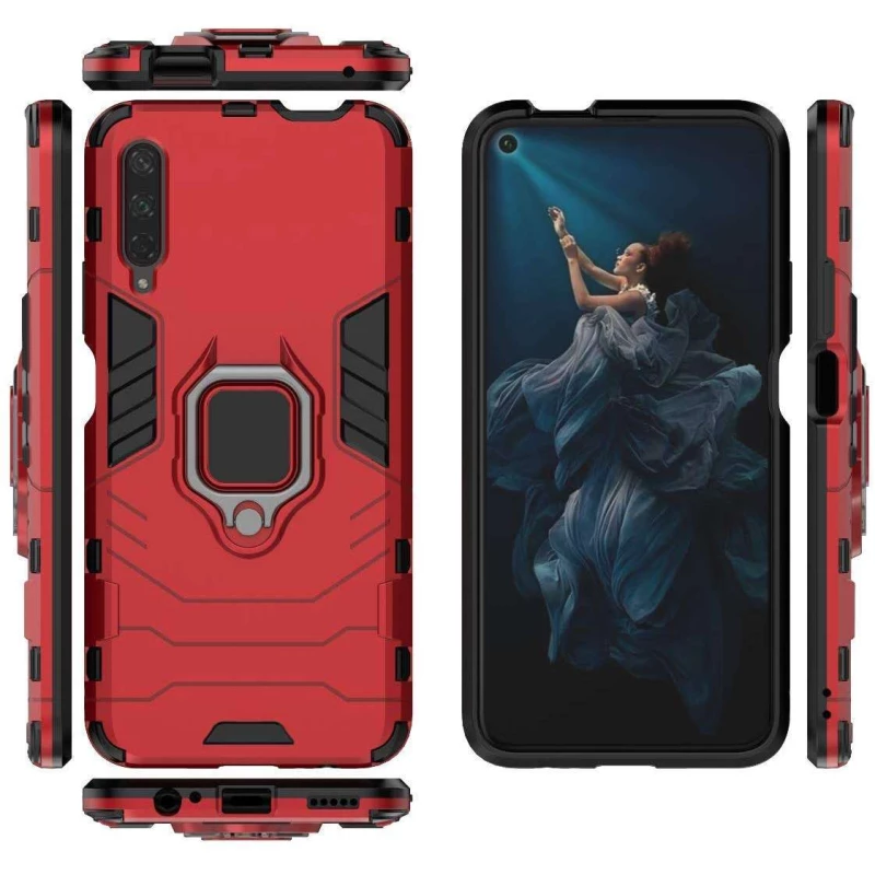 Противоударный чехол Transformer с кольцом для Honor 9X фото 5 из 8