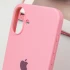 Чохол Silicone Case з закритим низом на Apple iPhone 16 – Рожевий / Light pink. Фото 6 з 7