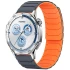 Ремешок Dual-color Magnetic для Smart Watch 22mm – Grey / Orange. Фото 1 из 1